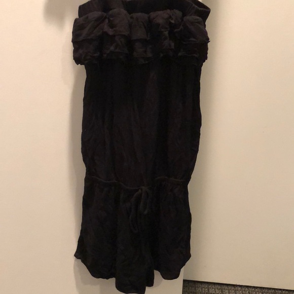 Girls black romper